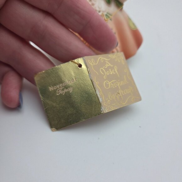 Vintage Josef Originals November Topaz Birthday Stone Figurine (Repaired) - Picture 3 of 13